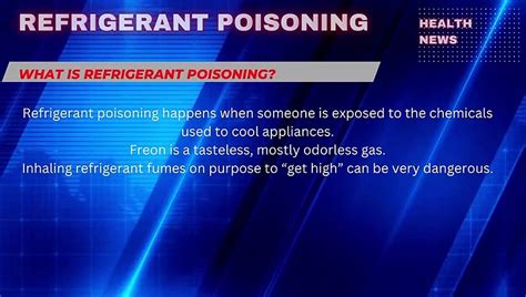 what happens if you inhale refrigerant|Refrigerant poisoning: Causes, symptoms, and。